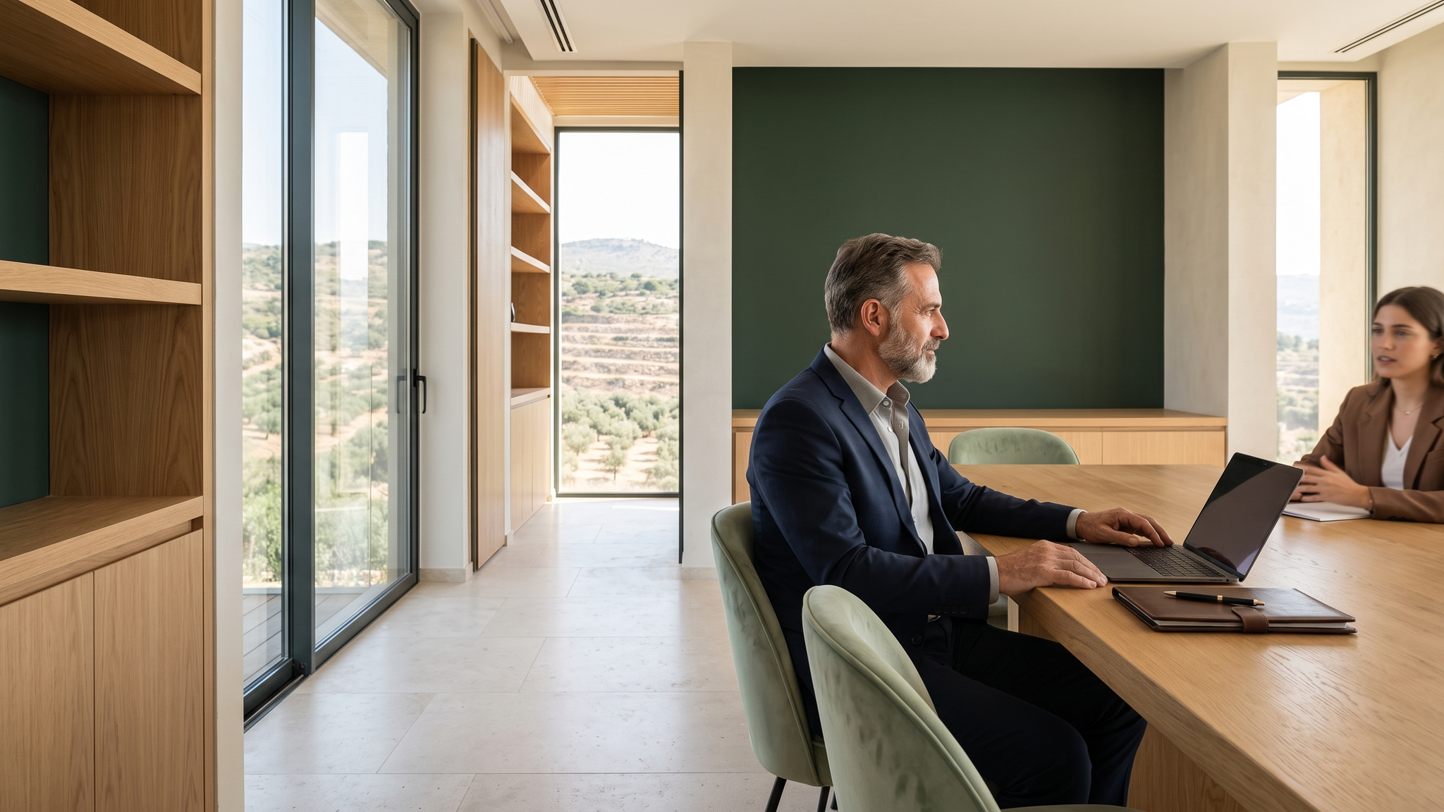 סלים דאוד, יועץ עסקי ופיננסי, במשרדי אלפא בטא בכפר יאסיף